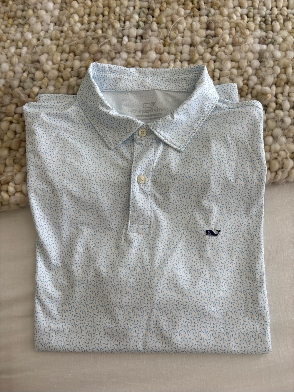 Vineyard Vines Performance Polo - Golf club print
